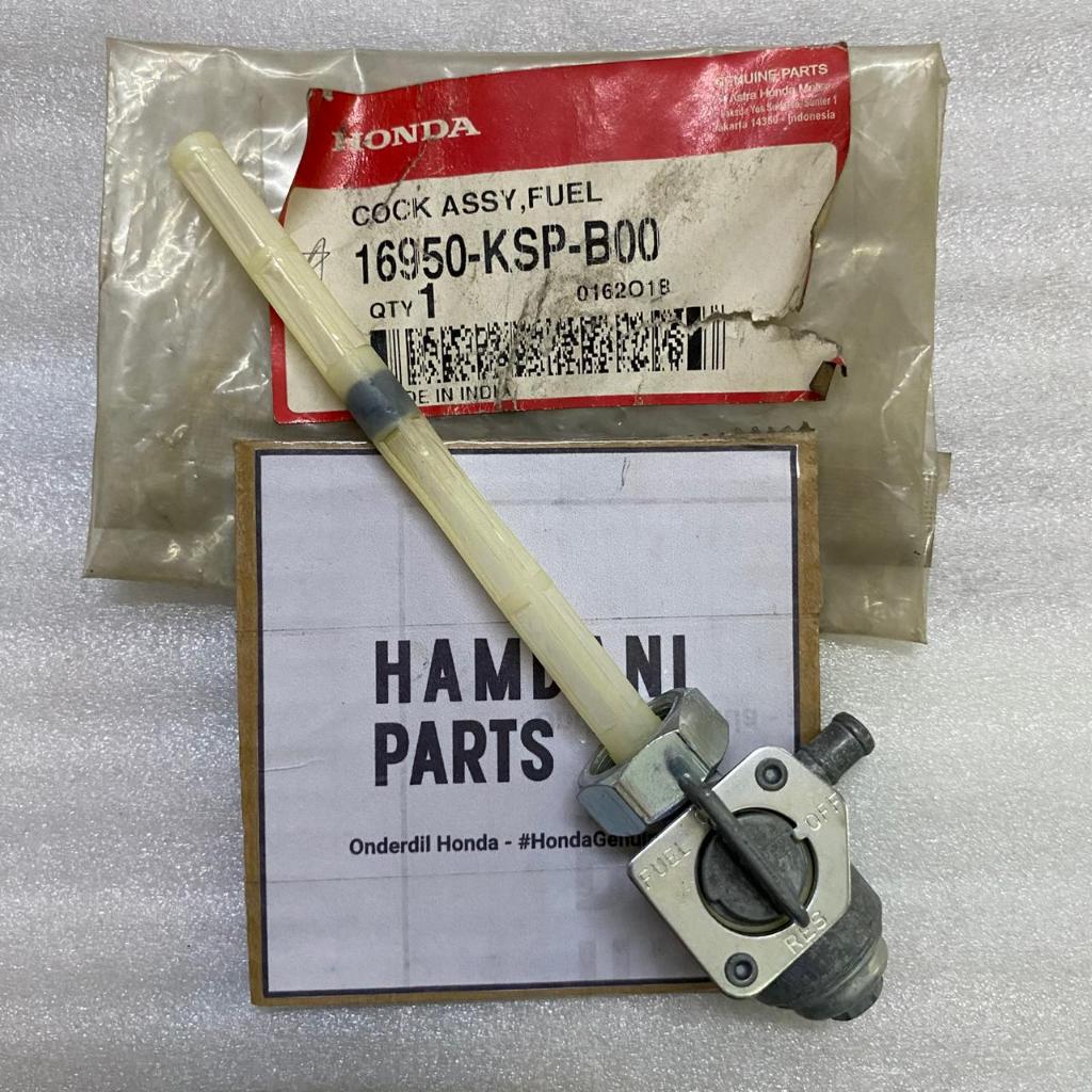 KRAN BENSIN / COCK FUEL ASSY MEGA PRO NEW 16950-KSP-B00 ORI AHM