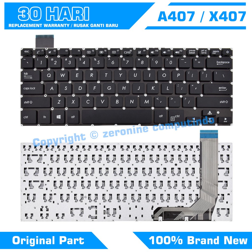 Keyboard Asus X407UA X407UB X407UF X407M X407MA A407 A407MA A407M