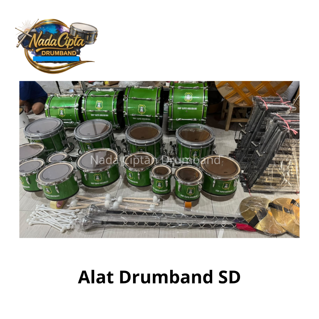 1 Set Alat Drumband HTS SD
