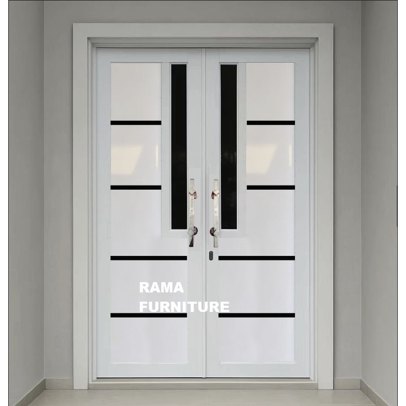 PINTU KUPUTARUNG ALUMINIUM + KUSEN (4IN) , FULL SET
