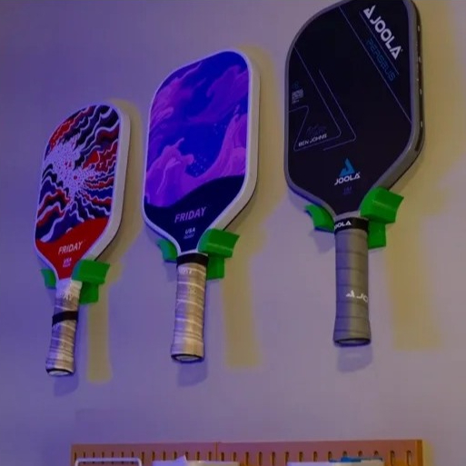 Pickleball Paddle Holder Hanger Pickleball Paddle Holder Gantungan Raket Pickleball