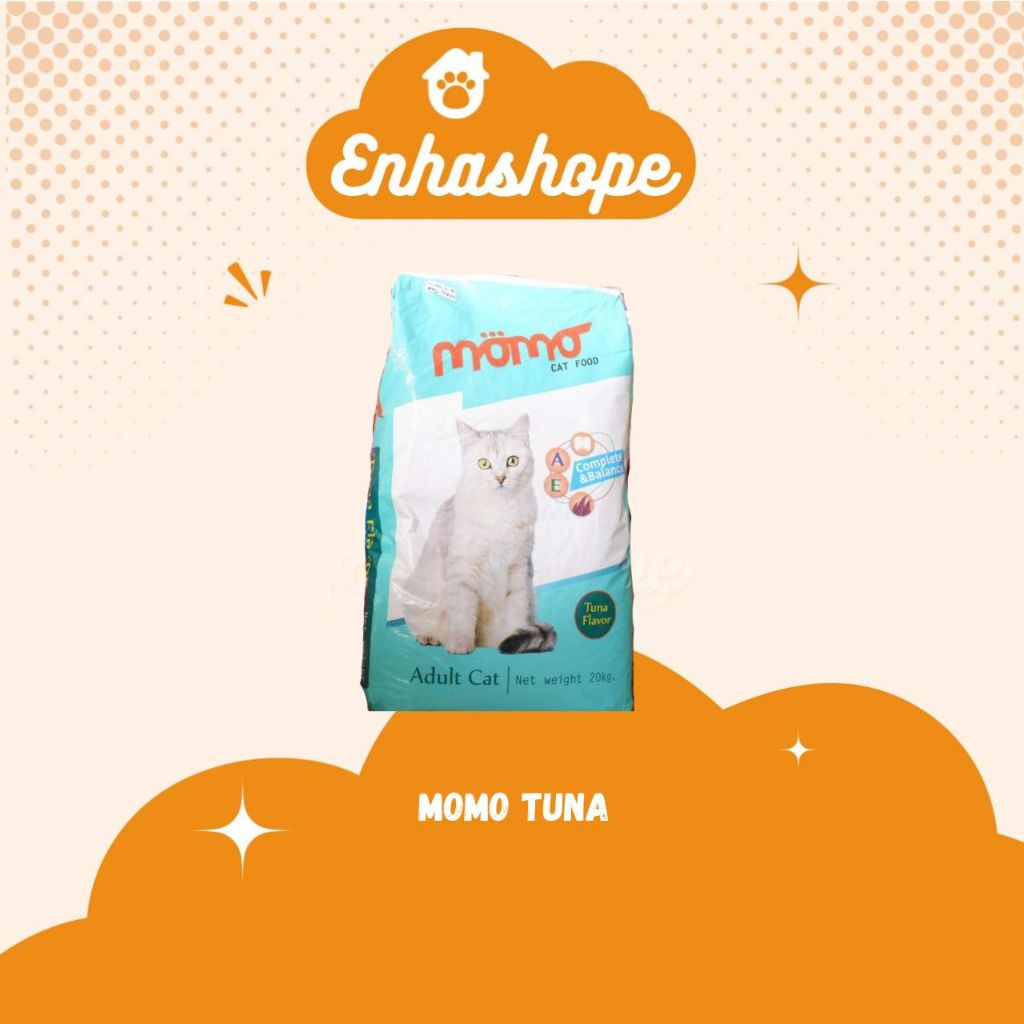 Momo Cat Food 20kg - Makanan Kucing Kering, Dry Food Cat Food