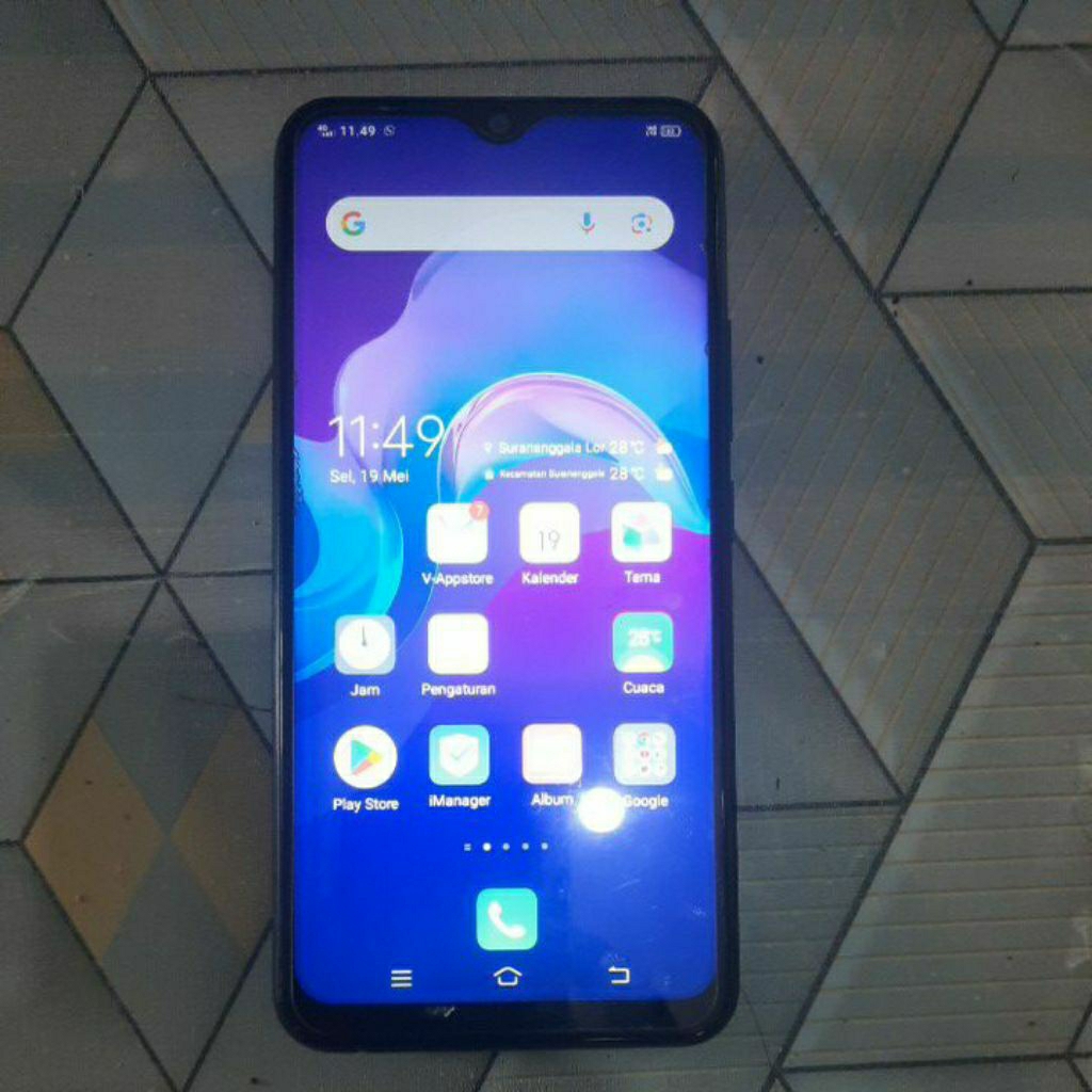 VIVO Y12i RAM 3/32 SECOND