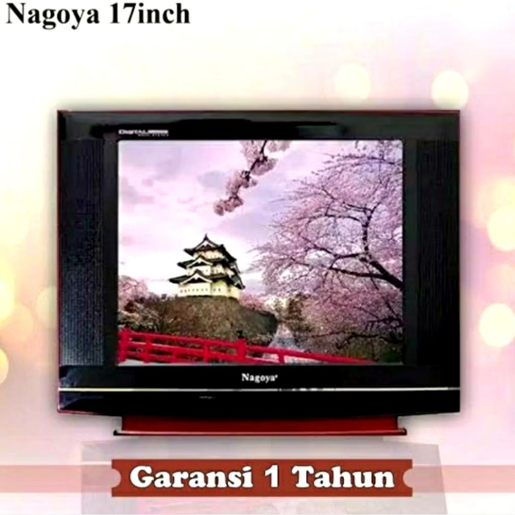 TV Tabung Nagoya 17 Inch CRT Digital NG-17L8 Semi Flat Garansi 1 Tahun Murah