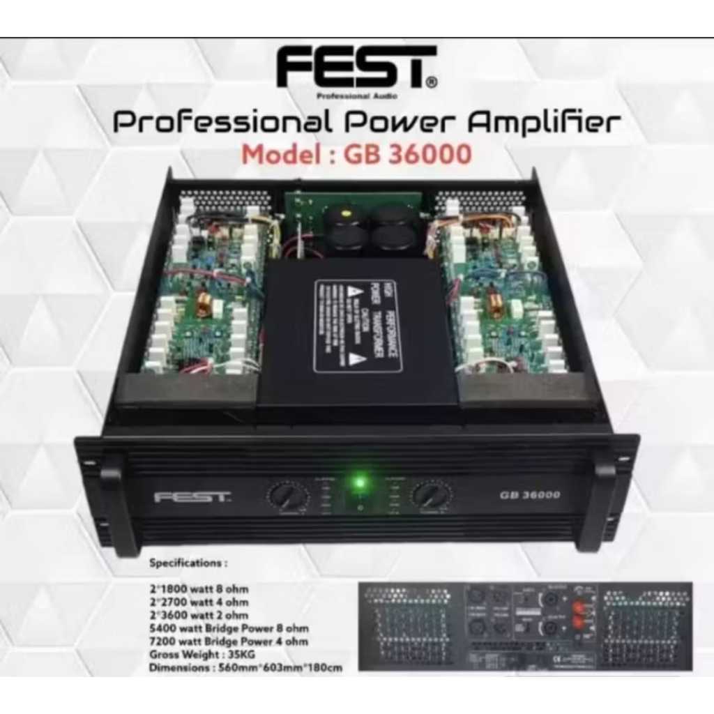 Power Amplifier FEST GB 36000
