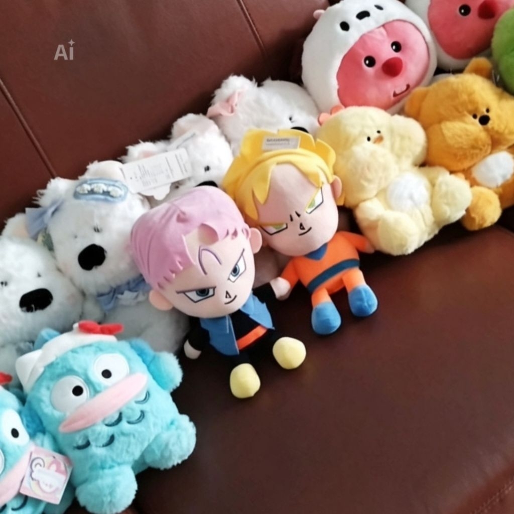 Boneka Hangyodon Dragon Ball Trunks Goku Quokka Dinotaeng Loopy murah