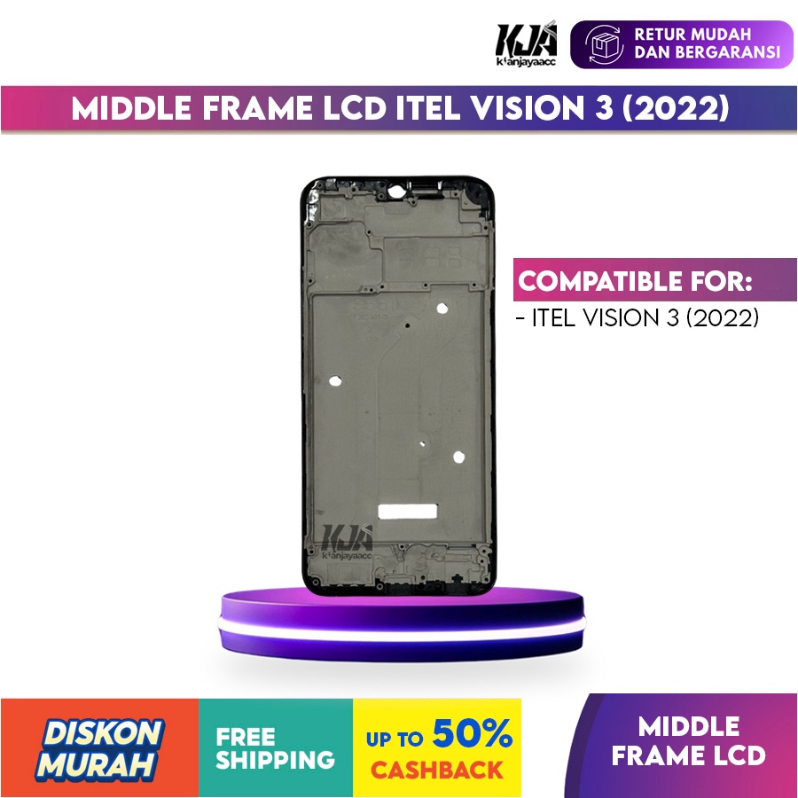 Middle Frame LCD ITEL VISION 3 2022 Original