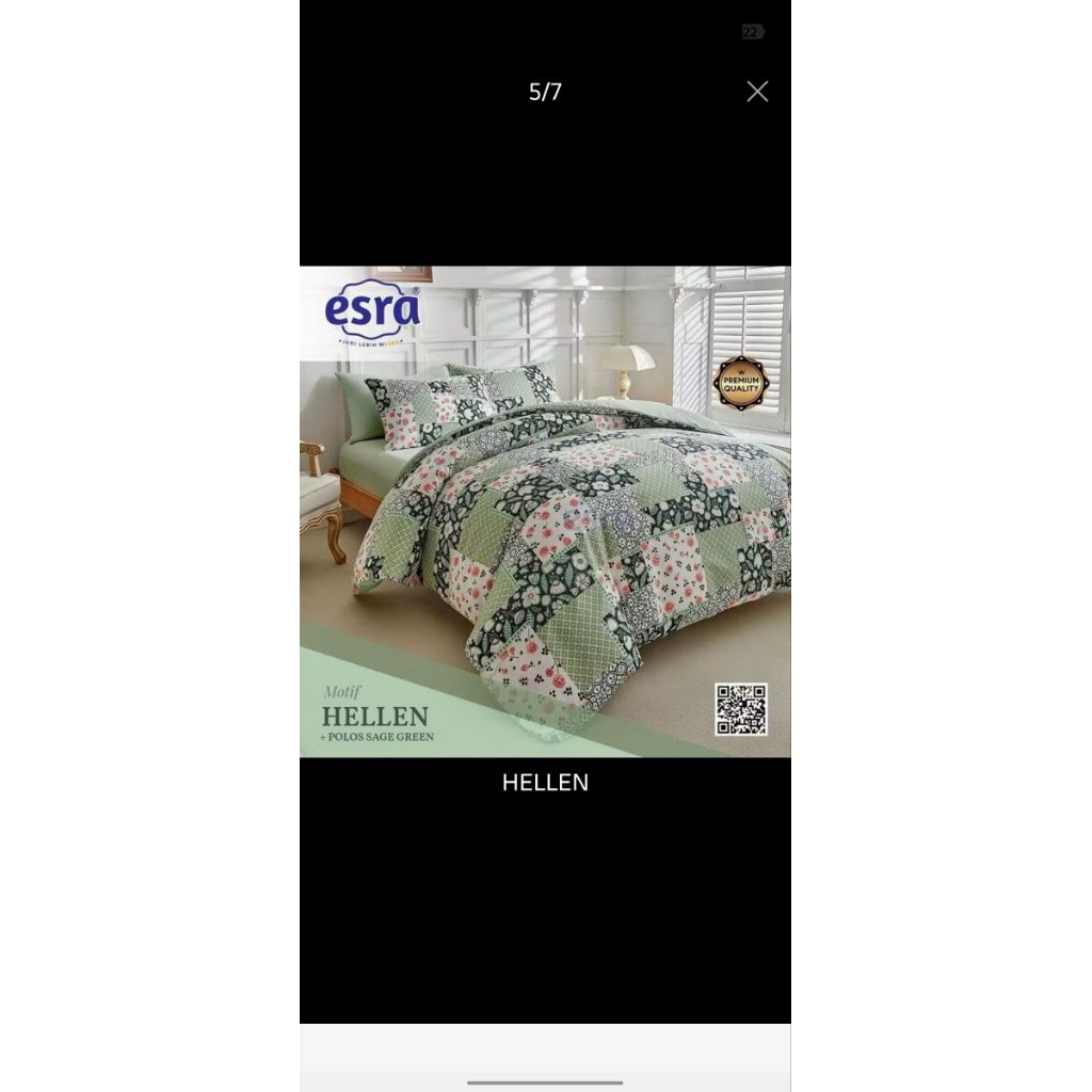 sprei bahan katun