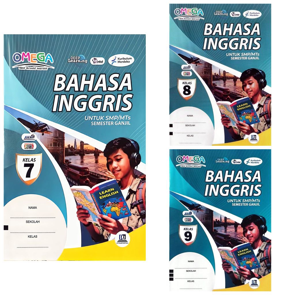 LKS SMP MTS OMEGA BAHASA INGGRIS KELAS 7 8 9 KURIKULUM MERDEKA SEMESTER 1 GANJIL TA.26-27| OMEGA