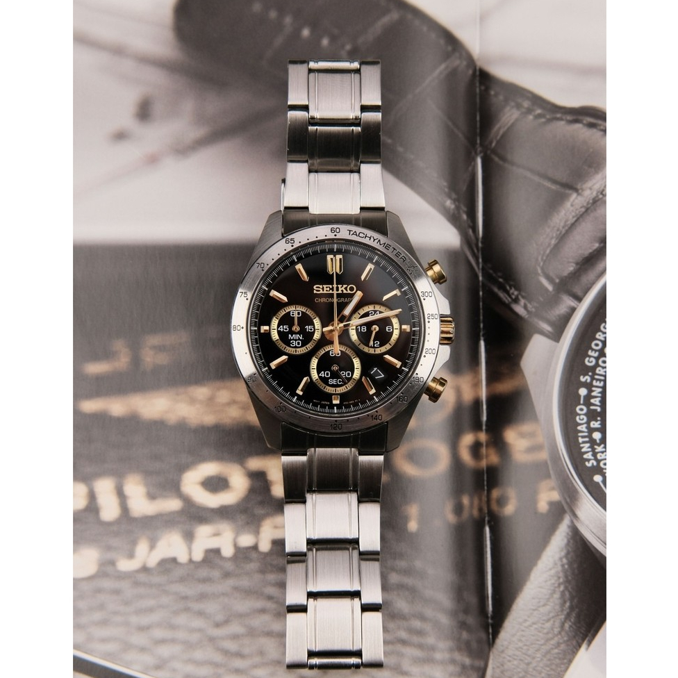 SEIKO Chronograph SBTR015 - Vintage Luxury Preloved Men Watch