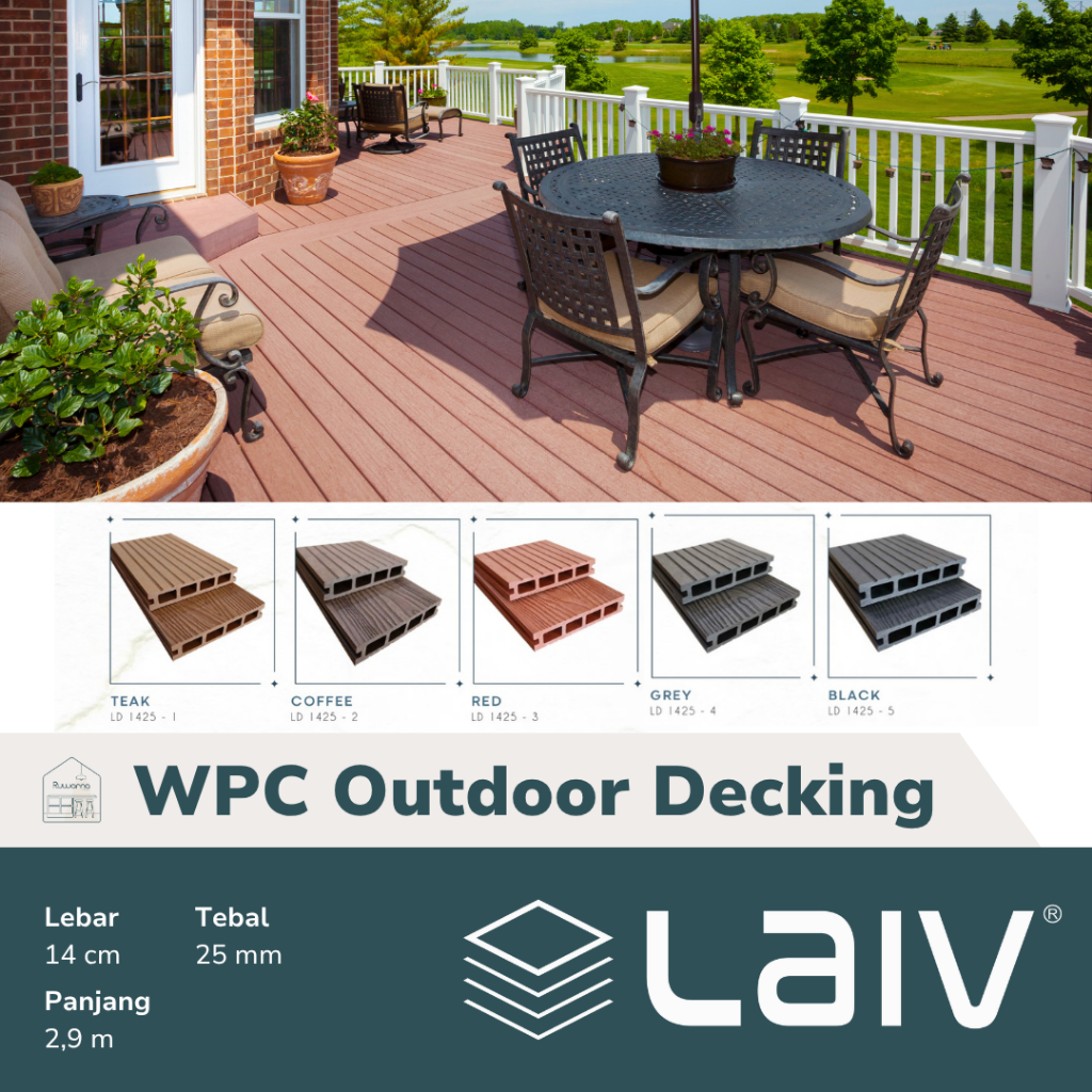 WPC Decking Outdoor Laiv