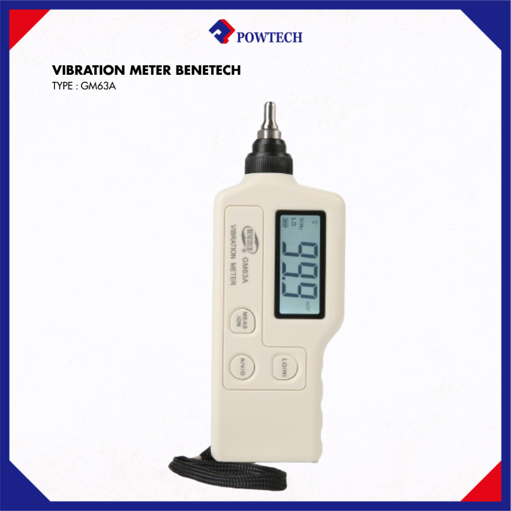 Vibration Meter Benetech Type GM 63A Vibration Meter Vibro Meter Alat Ukur Getaran