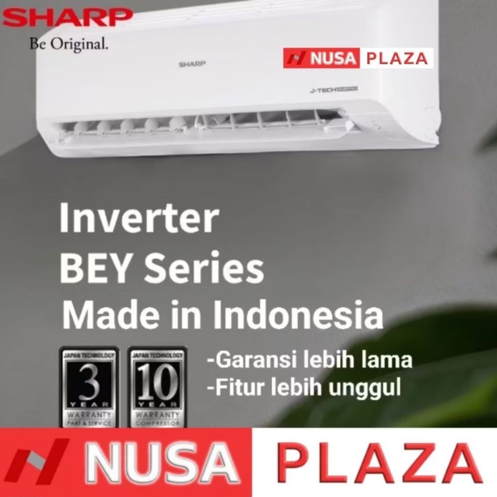 [MEDAN] AC SHARP 1.5 PK JTECH INVERTER AH-X13BEY