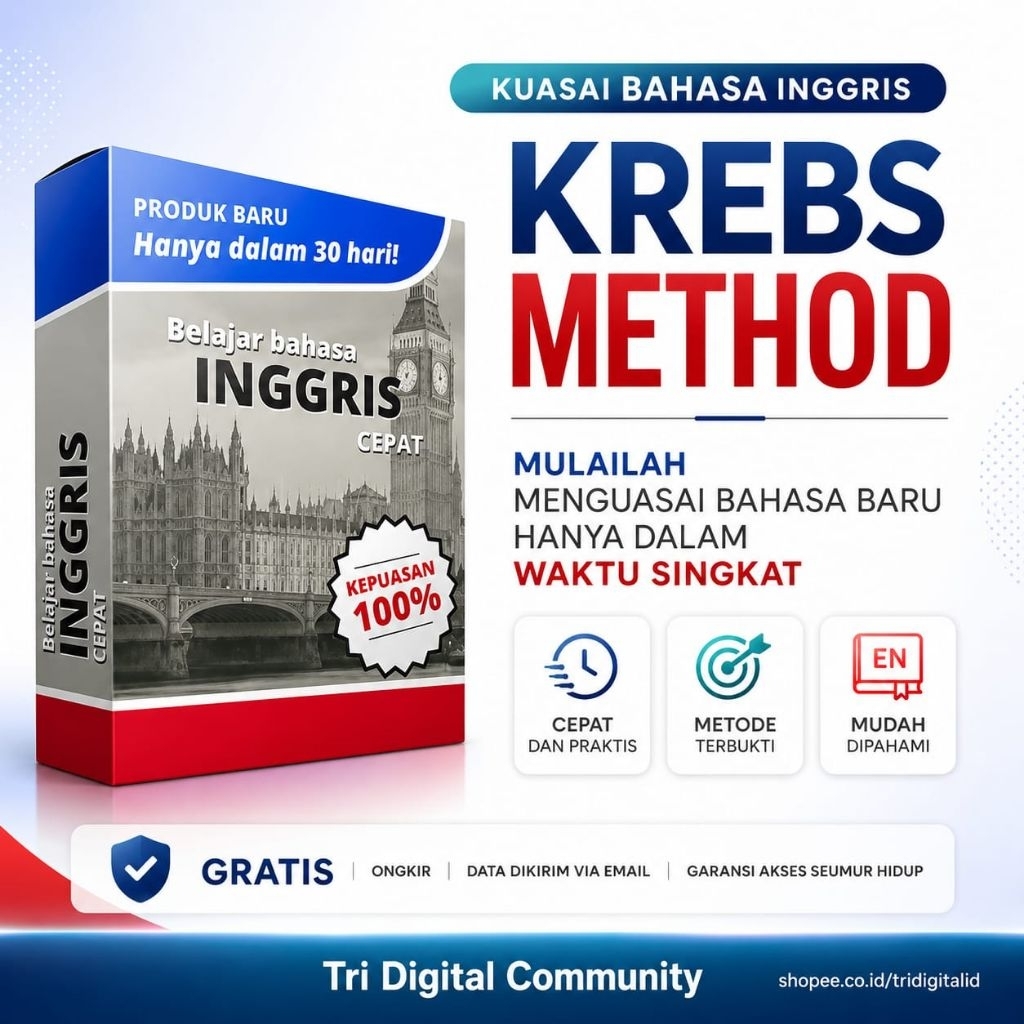 Krebs Method (Metode Emil Krebs) Belajar Bahasa Inggris Tercepat