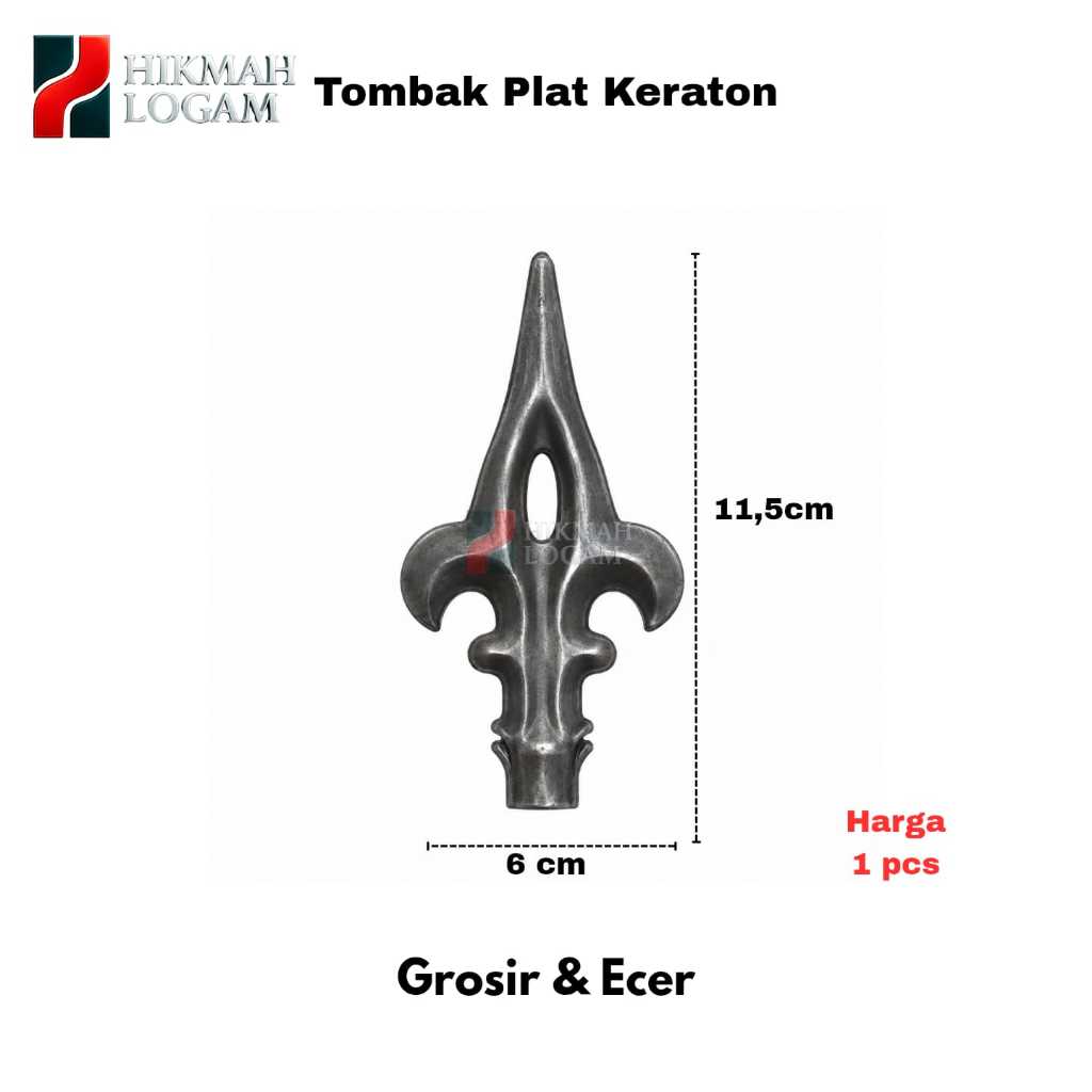 HL - Ornamen Pagar Tombak Keraton Besi Plat | Aksesoris Pagar Tralis Dll