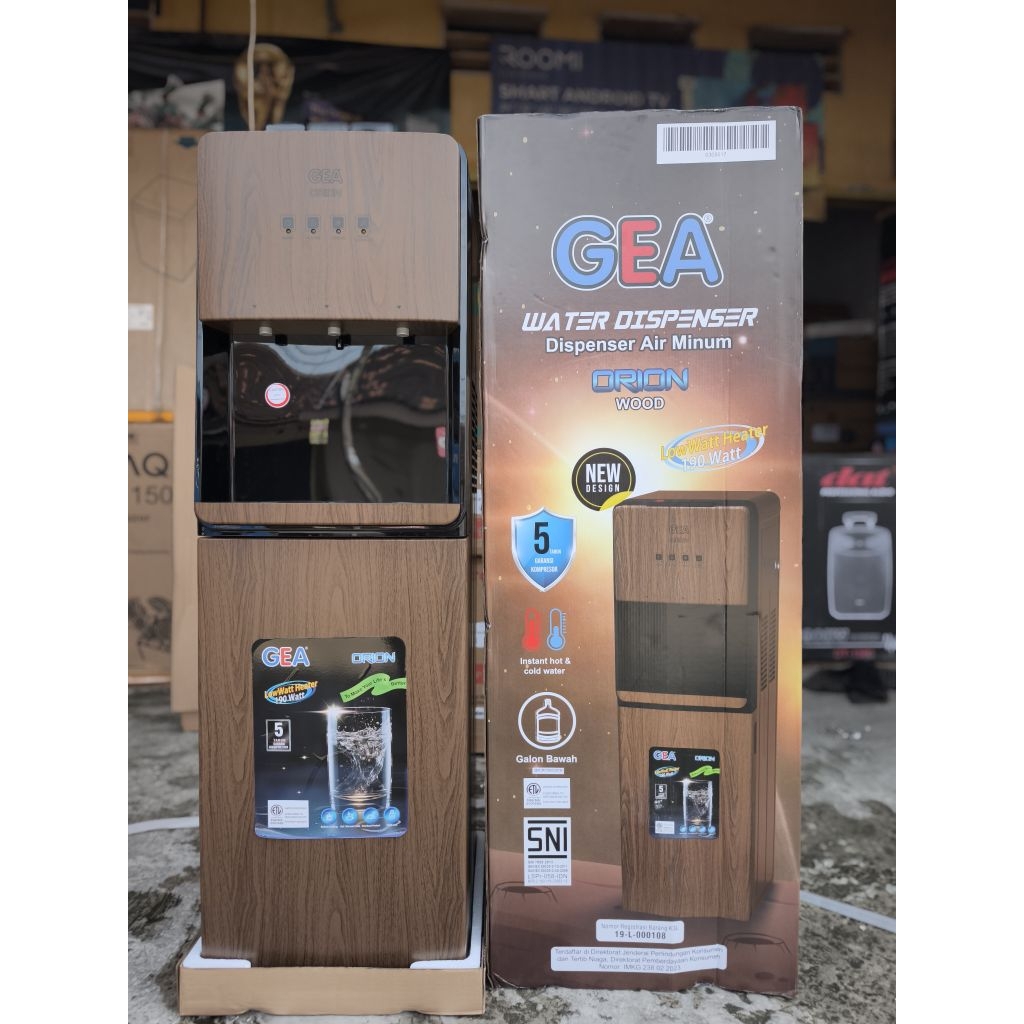 dispenser Gea galon bawah kompresor