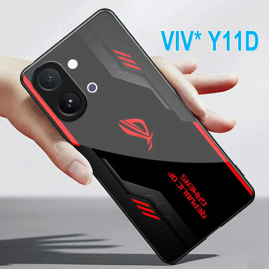 SoftCase Glass Kaca VIVO Y11D-VIVO Y11D - Casing HP  VIVO Y11D-VIVO Y11D - N107