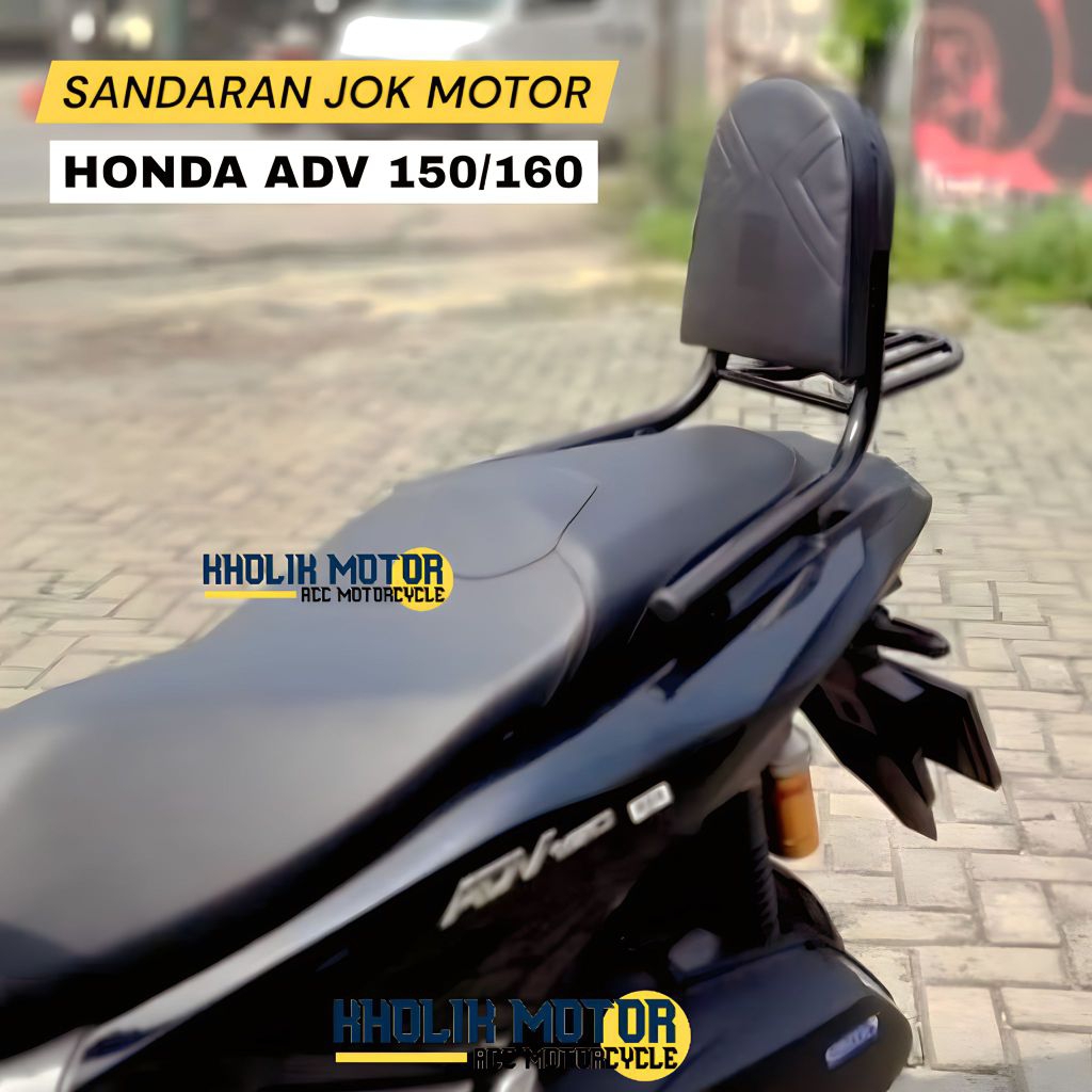 Jok Senderan Motor ADV 160 Roadsync | Sandaran motor ADV 150/160 Mudah di pasang