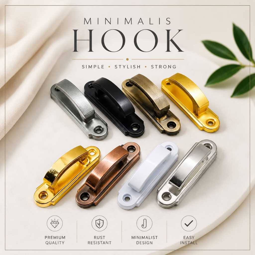 HOOK GORDEN / HOOK MINIMALIS GORDEN / CANTOLAN GORDEN MINIMALIS HOOK / PENGAIT GORDEN MINIMALIS HOOK