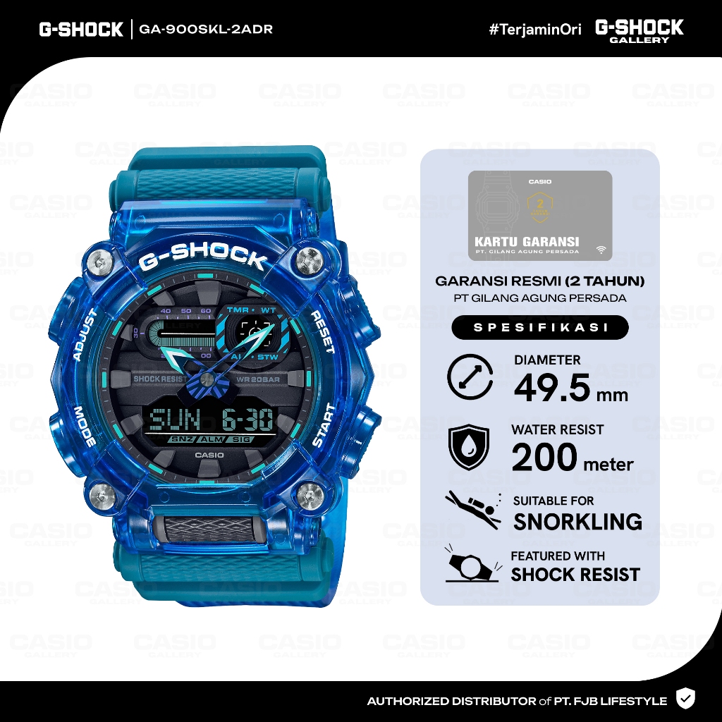 G-shock Jam Tangan Original GA-900SKL-2ADR