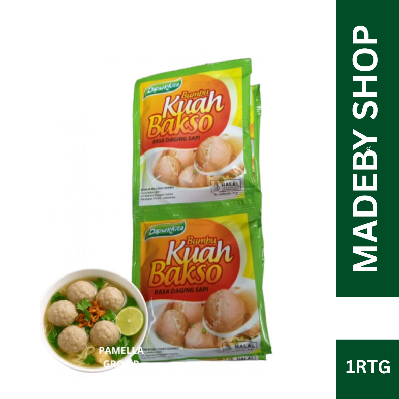 Bumbu Kuah Bakso Dapur Kita Sachet 1 Renteng 12 Pcs