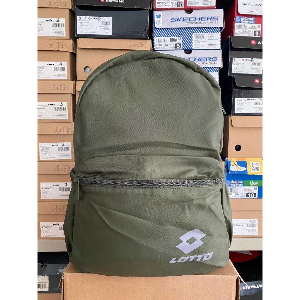 Lotto Elfri Backpack Olive LOTBP241212Q Tas Ransel Original