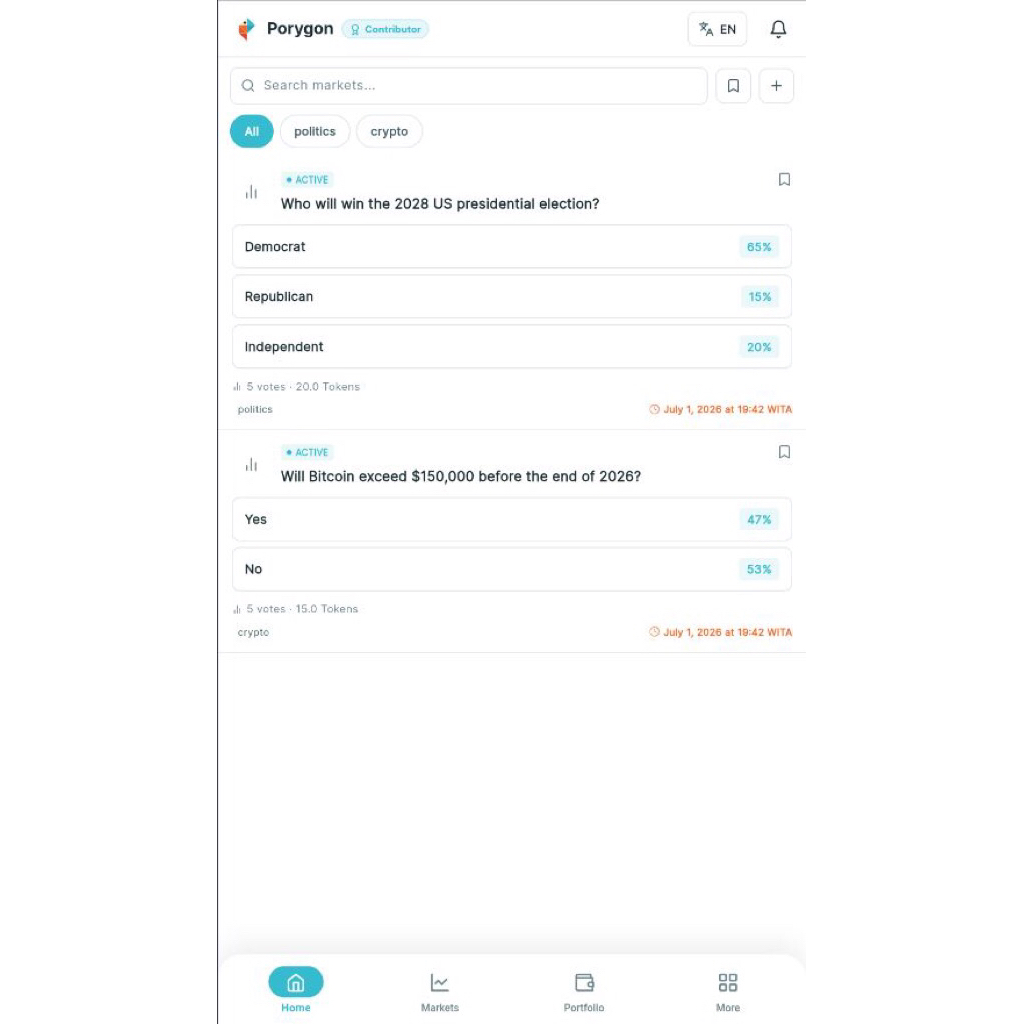 Aplikasi Polymarket Crypto - Android Apk