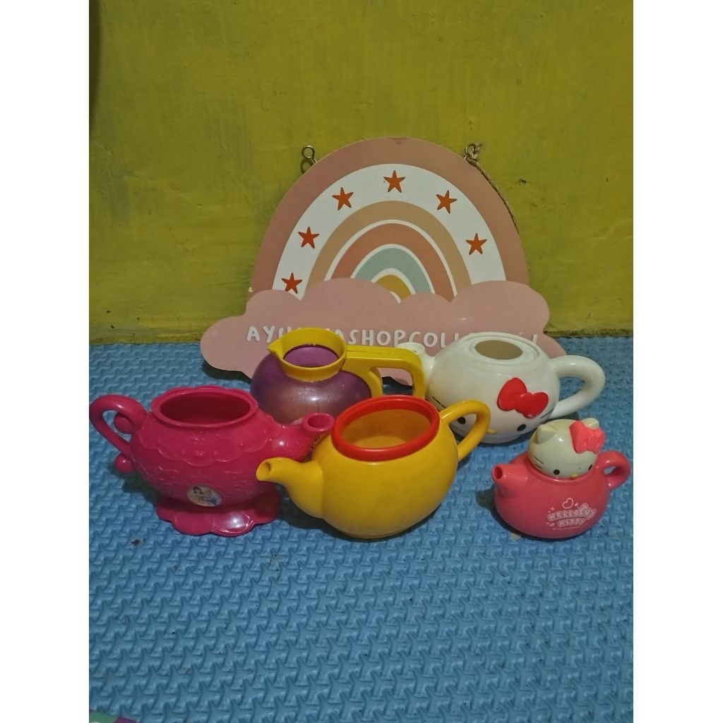 mainan masakan teko preloved