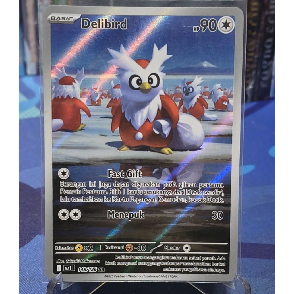 Delibird AR ma1 Pokemon TCG Indonesia