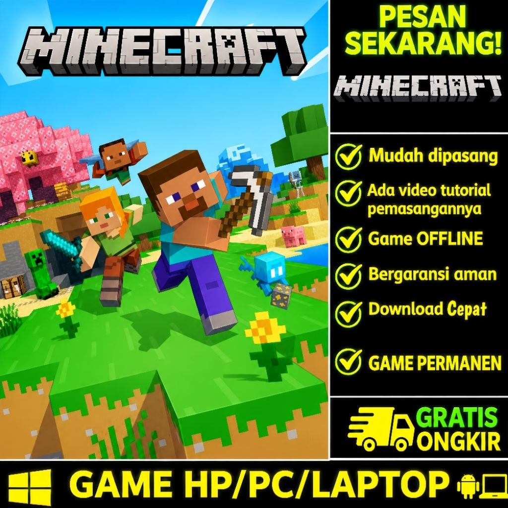MINECRAFT - GAME ANDROID - GAME LAPTOP/PC - GAME OFFLINE