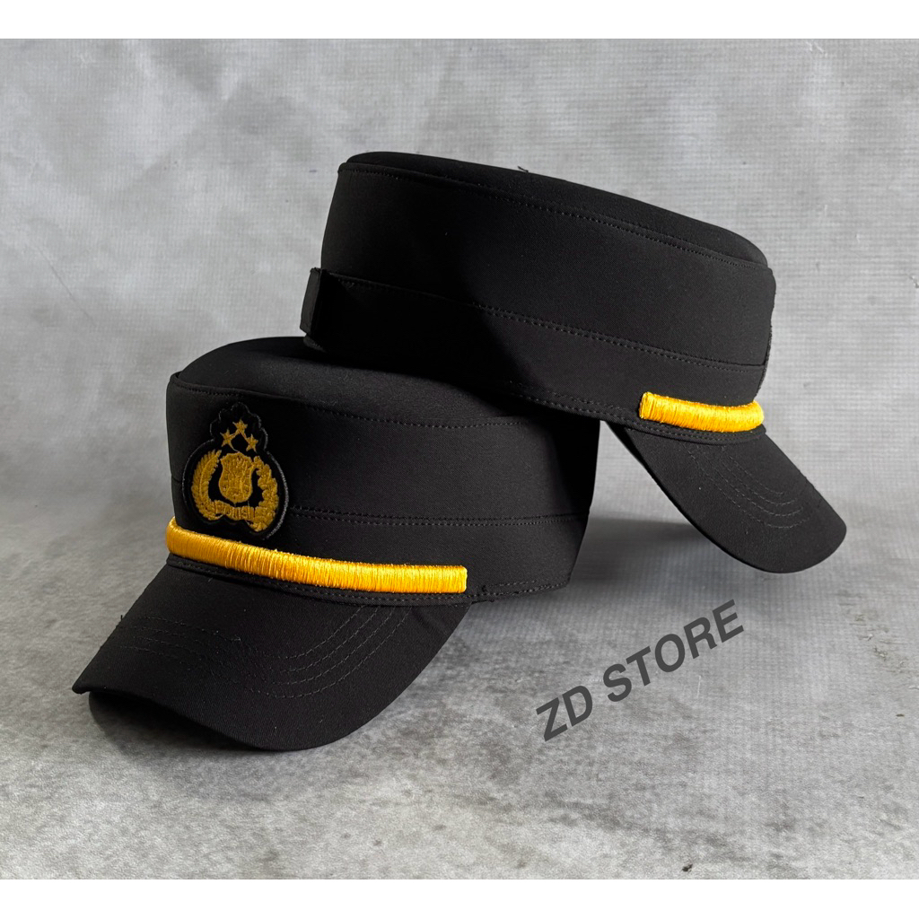 Pilkep Komando Perwira POLRI Super Premium/Topi Pilkep Komando Pama POLISI