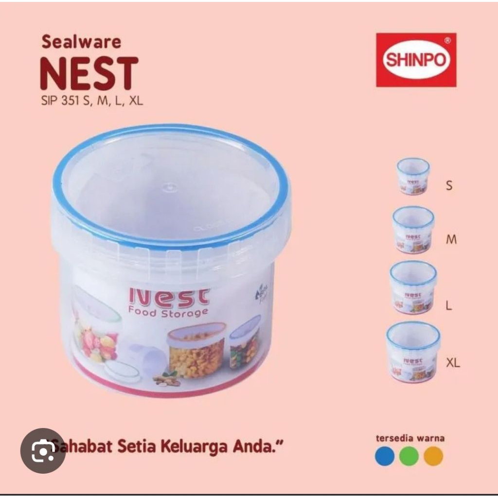 Toples Plastik Shinpo SIP 351 - Kedap Udara, Aman untuk Makanan, BPA Free