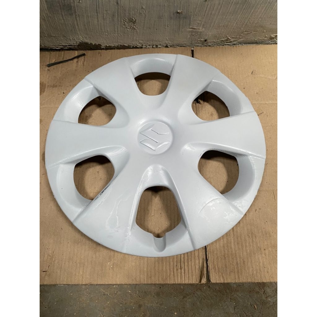 Wildop wheeldof dop cover tutup velg kaleng mobil Suzuki apv ring 14 kondisi bahan repair