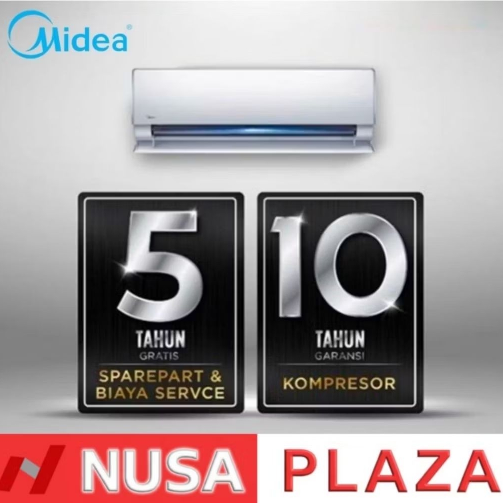 [CARGO] AC MIDEA 1/2 PK MSFCE-05CRN2X / MSFT-05CRN8 / MSAFE-05CRN2X