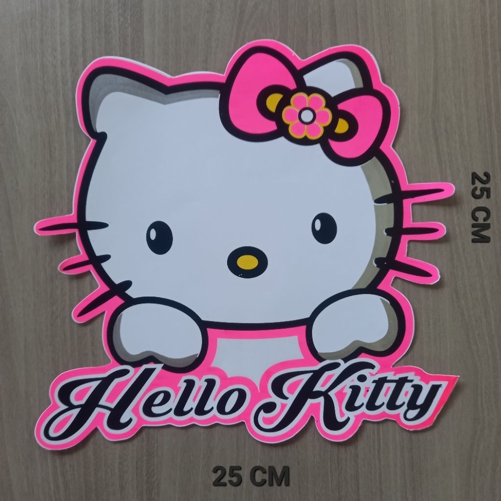STIKER HELLO KITTY ADVENTURE VINYL BESAR