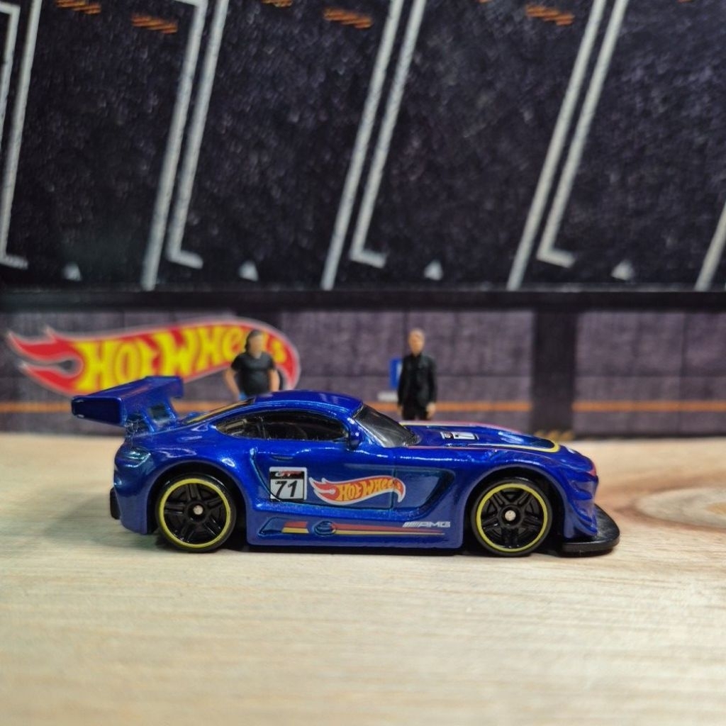 HOT WHEELS MERCEDES AMG GT3 BLUE