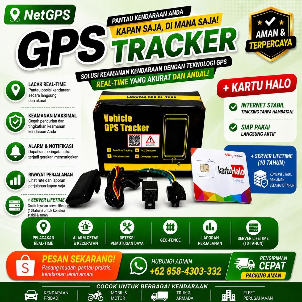 GPS motor mobil Anti Maling