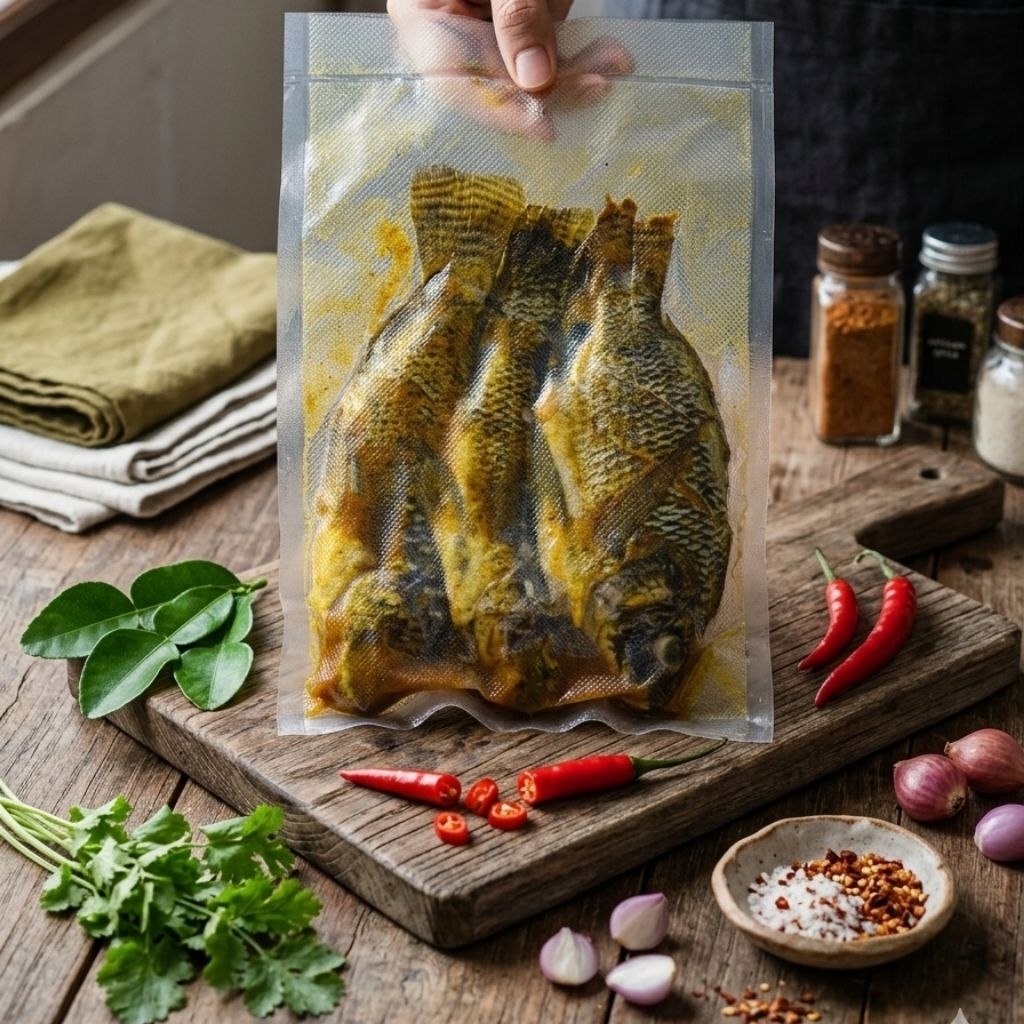 Ikan Mujair Bumbu Kuning Instan - Siap Goreng & Praktis