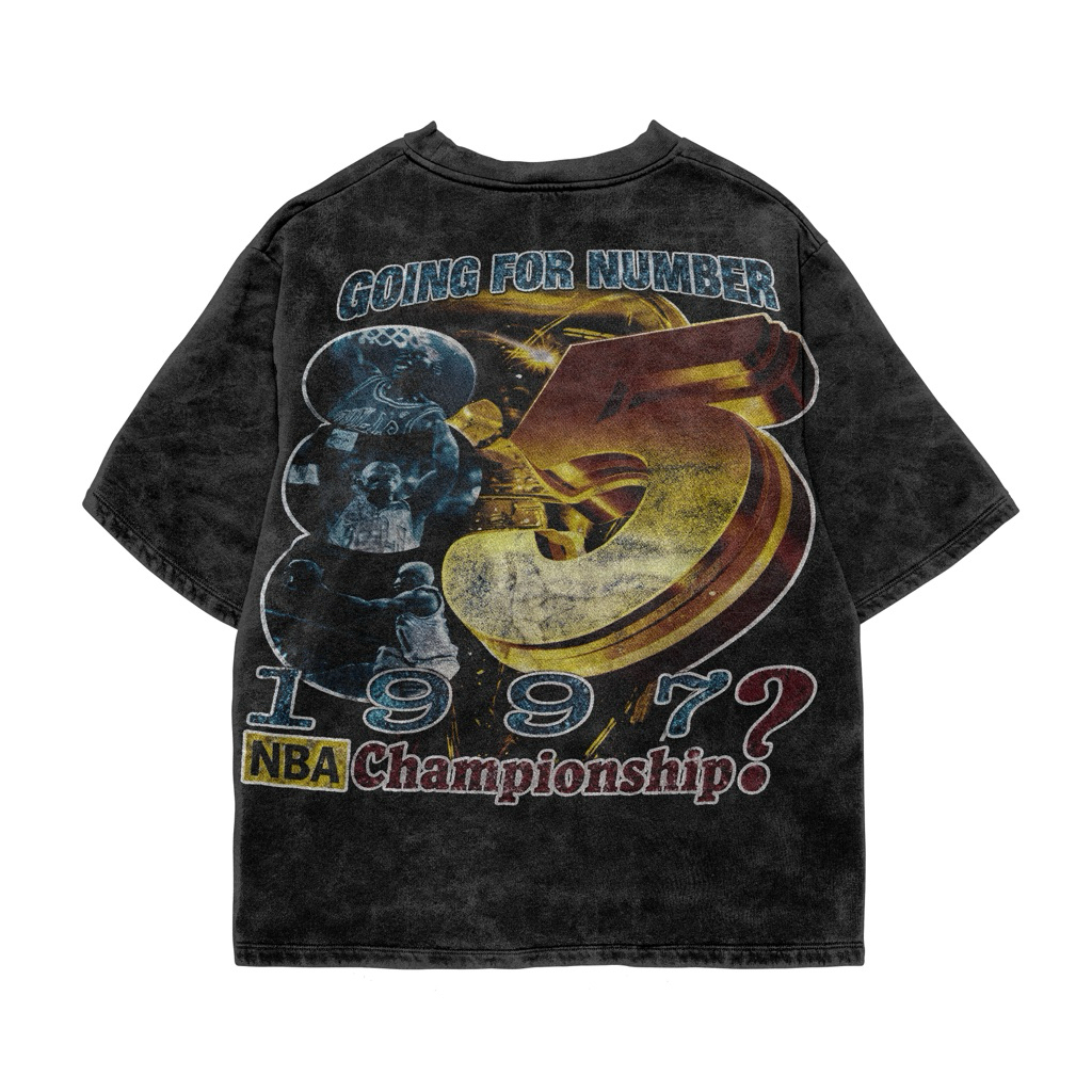 BOOTLEG - (NBA Raptee) Oversize 16S HeavyWeight Cotton Washed / Baju Oversize 16s HeavyWeight Cotton