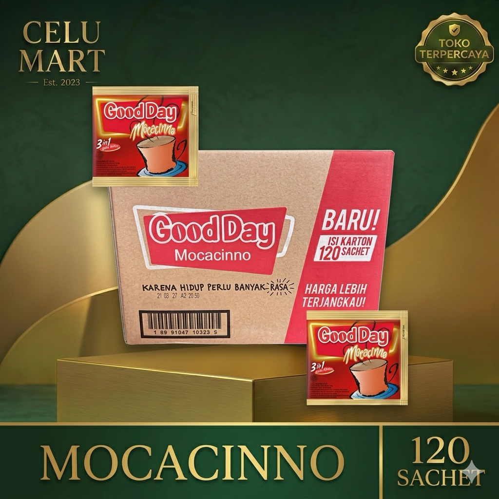 Kopi Instan Mocacino Good Day 1 Dus 120 pcs