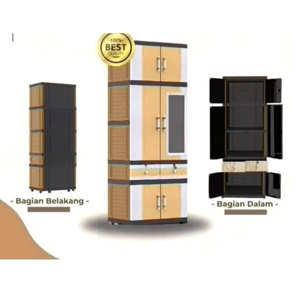 Lemari naiba pro drawer jumbo 9684 bisa pengiriman instan