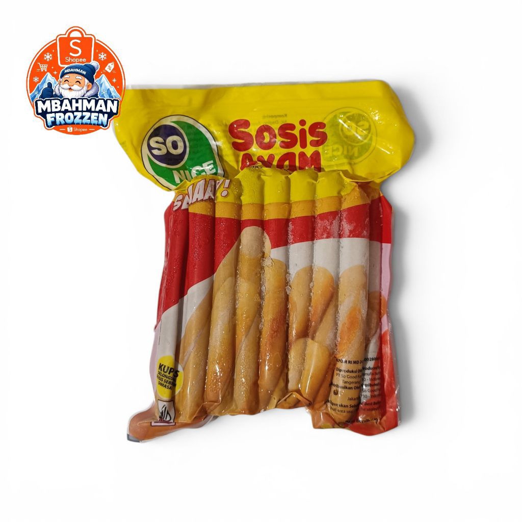 So Nice Sosis Ayam 500Gr