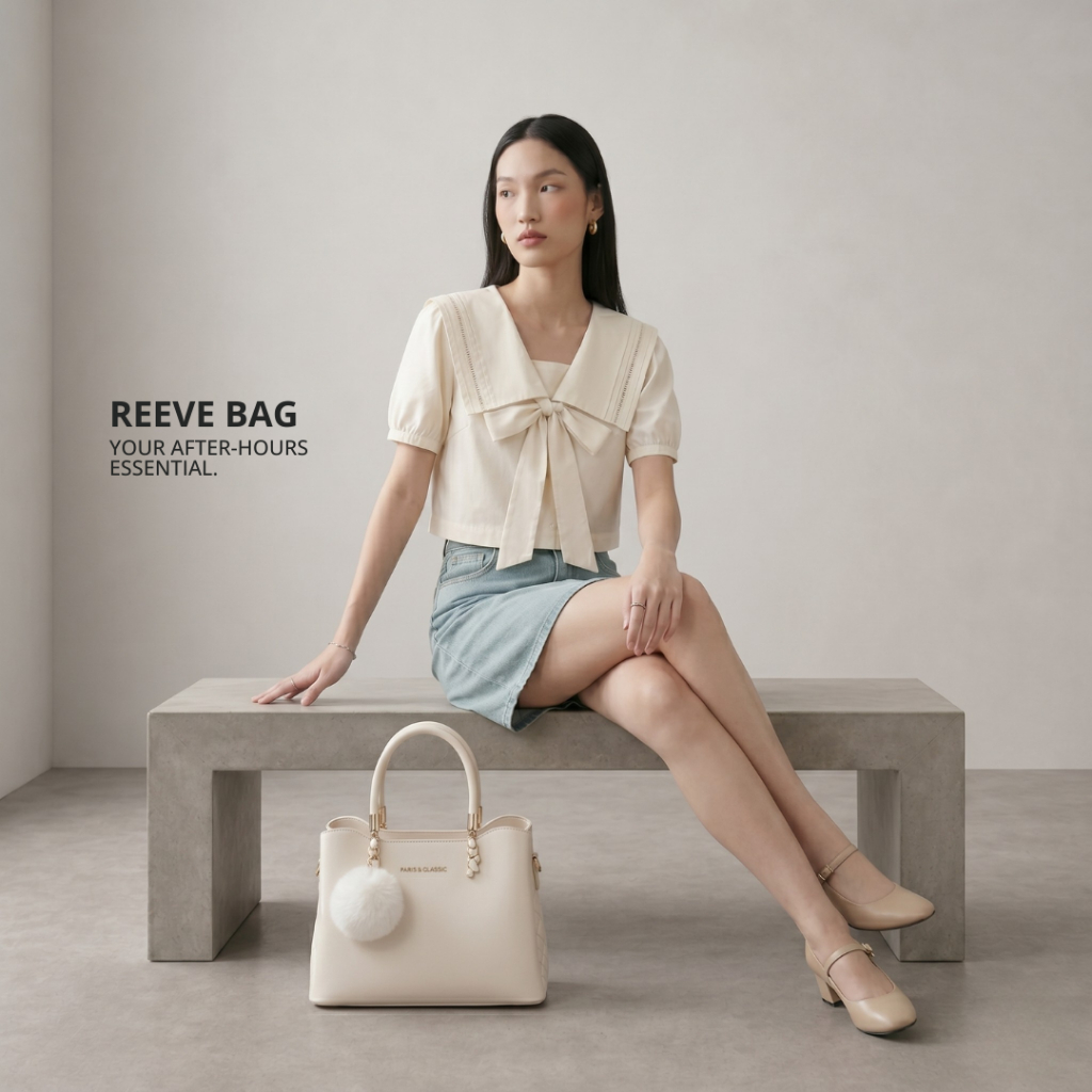 Paris and Classic Reeve Series Tas Wanita Fashion Import Terbaru HandBag Wanita [PC 98984]