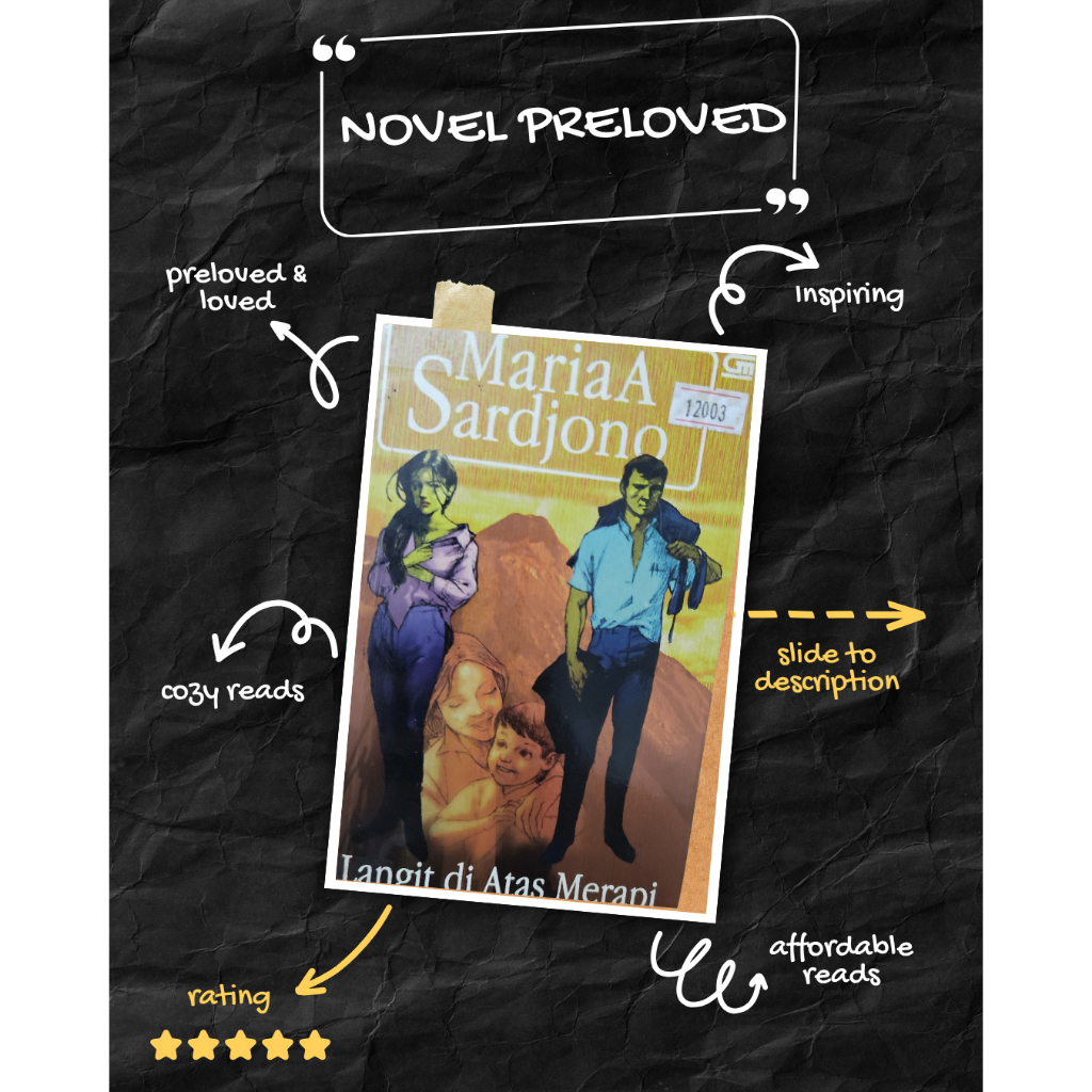 [NOVEL PRELOVED] Langit Di Atas Merapi {Maria A Sardjono)