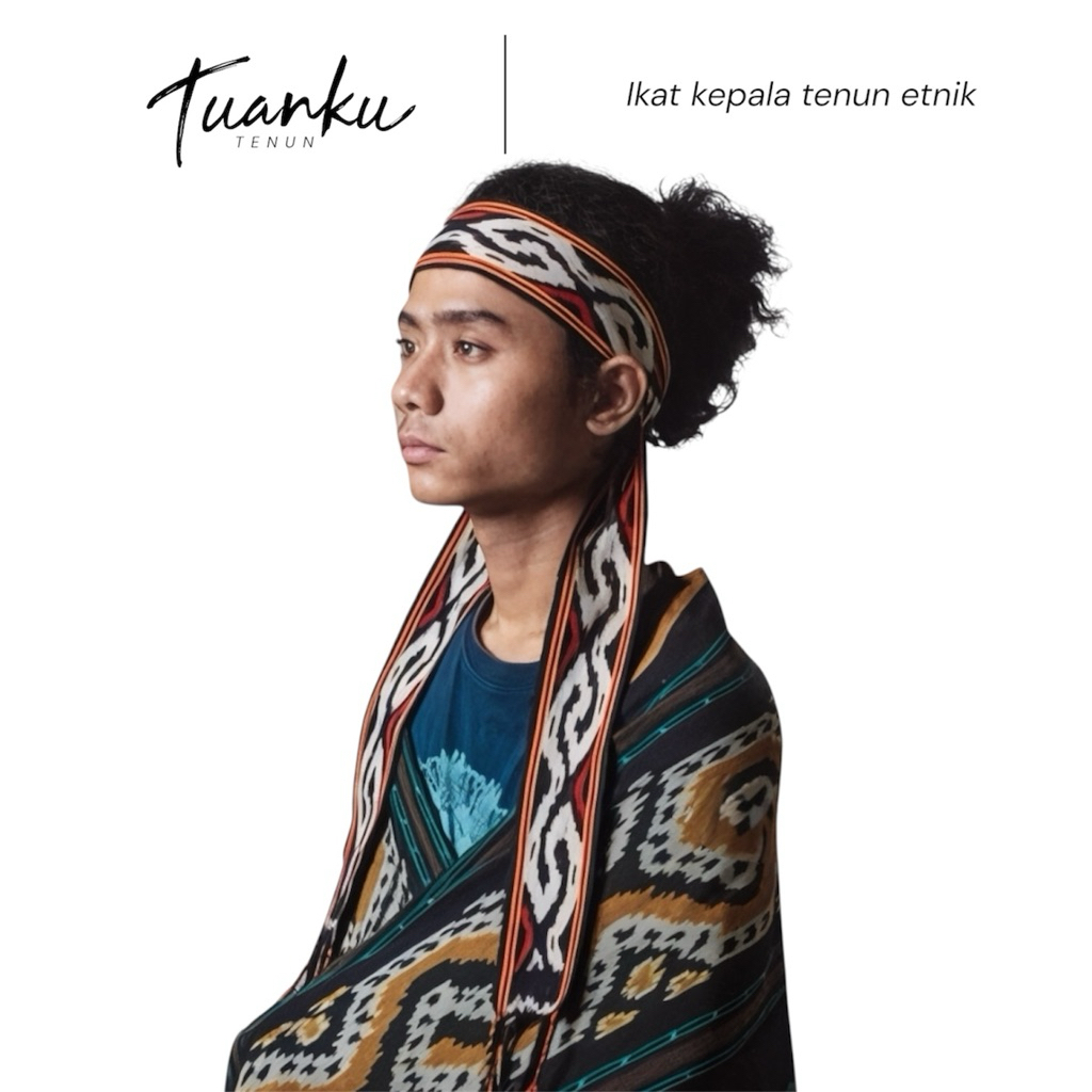sayal tenun etnik ikat kepala motif NTT tuanku tenun