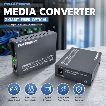 Netlink Gigabit Fiber Optical Ethernet Media Converter 1000Mbps - HTB-GS-03AB