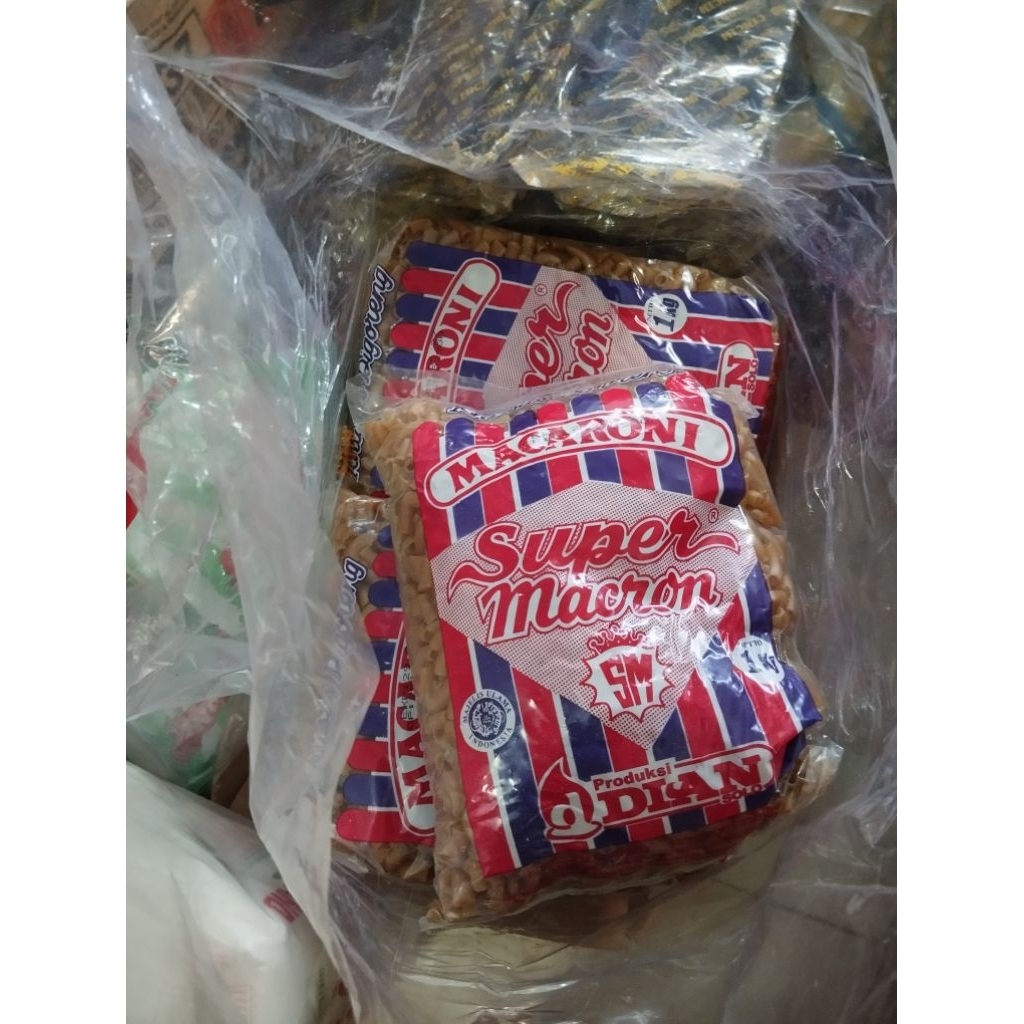 MAKRONI MENTAH/MAKRONI BANTET/KERUPUK MAKRONI/RAJA MAKRONI