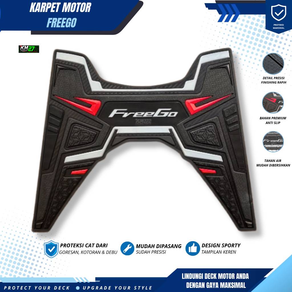 Aksesoris Motor Yamaha Freego Anti Licin / Karpet Yamaha freego / Alas Kaki Motor Freego
