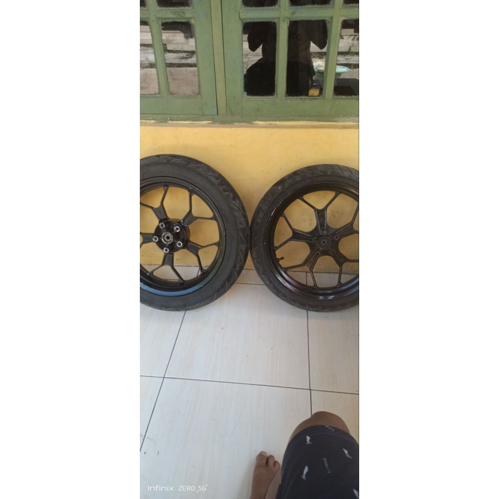 velg vrossi bekas new Vixion plus ban