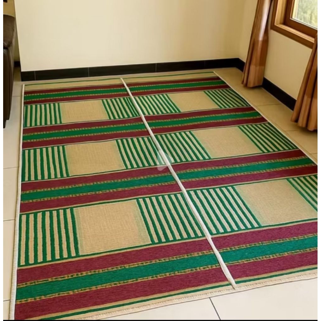 tikar lipat mendong lipat2 ukuran 150x200 tradisional khas tasikmalaya